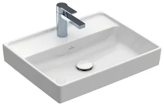 Villeroy & Boch Waschbecken Collaro 550x440mm Rechteck 1HL. ohne Überlauf Weiß Alpin – Bild 2