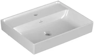 Villeroy & Boch Waschbecken Collaro 550x440mm Rechteck 1HL. ohne Überlauf Weiß Alpin – Bild 3