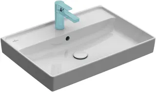 Villeroy & Boch Waschbecken Collaro 650x470mm Rechteck 1HL. mit Überlauf Weiß Alpin