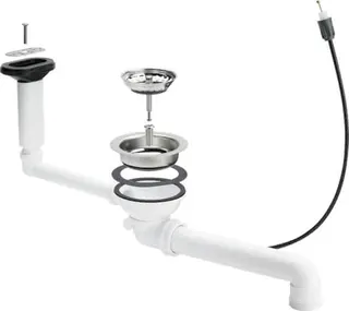 Viega Ablaufventilset 7139.163 in Kunststoff weiss