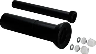 Viega Anschlussset 3817.819 in DN90 x 400mm Kunststoff schwarz – Bild 2