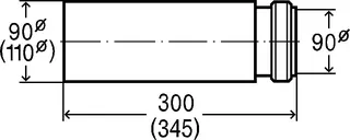 Viega Anschlussstück 8091 in DN90/100 Kunststoff schwarz – Bild 4