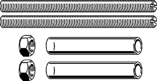 Viega Befestigungsset 8310.66 in M12x160mm Stahl – Bild 3