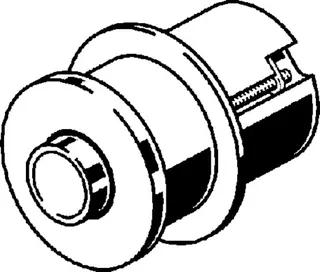 Viega Druckknopf 8064.10 in Messing verchromt – Bild 3