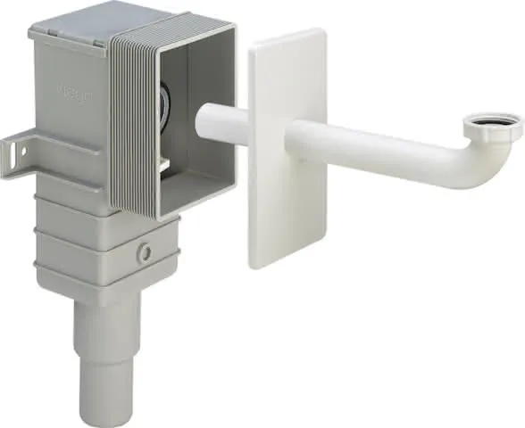 Viega Geruchverschluss 5633.2 in G1 1/4 x DN40/50 Ku weiß RAL 9010