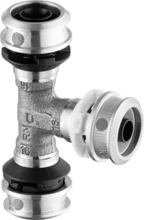 Viega T-Stück mit SC Raxofix DN10 5318.01 in 16mmxDN10x16mm Siliziumbronze – Bild 2