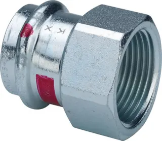 Viega Übergangsstück mit SC Prestabo 1112 in 15mm x Rp3/8IG Stahl verzinkt