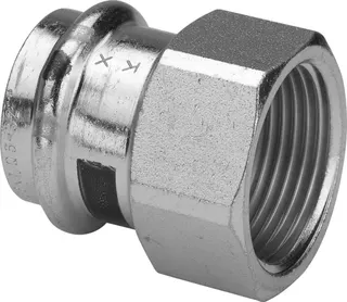 Viega Übergangsstück mit SC Prestabo 1112 in 54mm x Rp2IG Stahl verzinkt – Bild 2