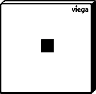 Viega Urinal Betätigungsplatte VfM 200 8620.2 in Holz Eiche gebeizt – Bild 2