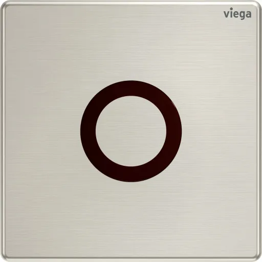 Viega Urinal Ausstellungsplatte VfP 12 8635.29 aus Edelstahl gebürstet