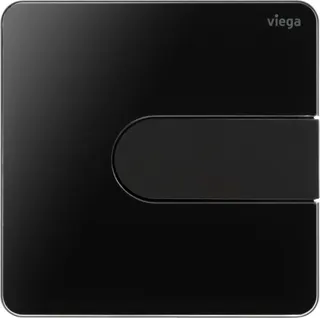 Viega Urinal Ausstellungsplatte VfS 23 8613.29 in tiefschwarz/tiefschwarzmatt