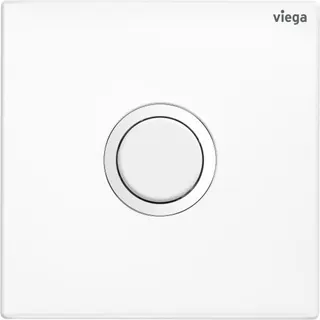 Viega Urinal Betätigungsplatte VfP 11 8631.2 in Edelstahl verkehrsweiß