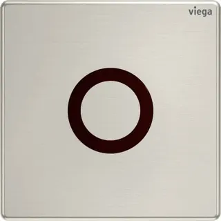Viega Urinal Betätigungsplatte VfP 12 8635.2 in Edelstahl gebürstet
