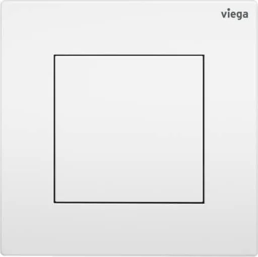 Viega Urinal Betätigungsplatte VfS 21 8611.2 aus Kunststoff in weiß alpin