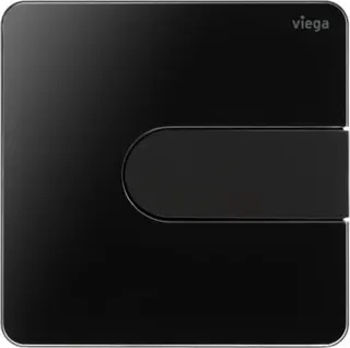 Viega Urinal Betätigungsplatte VfS 23 8613.2 Acryl tiefschwarz/tiefschwarzmatt