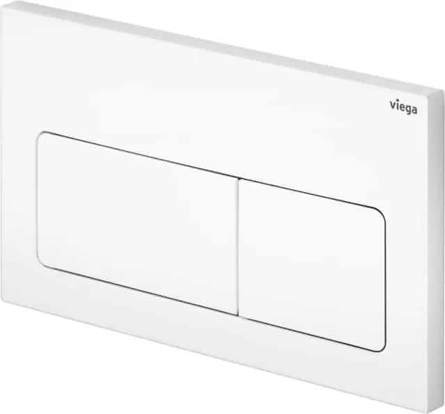 Viega WC Betätigungsplatte VfL 5 8601.1 aus Kunststoff in weiß-alpin