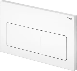Viega WC Betätigungsplatte VfL 5 8601.1 aus Kunststoff in weiß-alpin