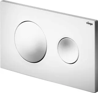 Viega WC Betätigungsplatte VfS 20 8610.1 aus Kunststoff in weiß alpin