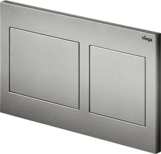 Viega WC Betätigungsplatte VfS 21 8611.1 aus Kunststoff in edelmatt – Bild 2