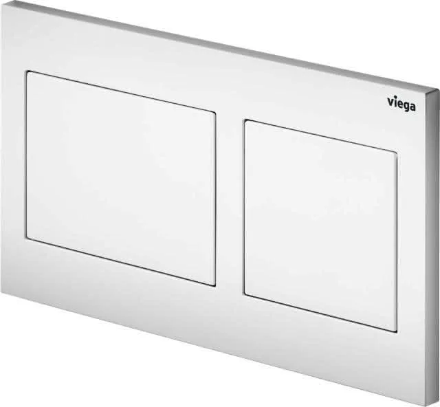 Viega WC Betätigungsplatte VfS 21 8611.1 aus Kunststoff in weiß alpin