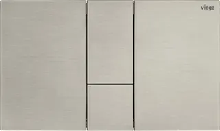 Viega WC Betätigungsplatte VfS 24 8614.1 aus Kunststoff in edelstahlfarben – Bild 2