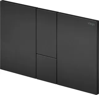 Viega WC Betätigungsplatte VfS 24 8614.1 aus Kunststoff in tiefschwarz