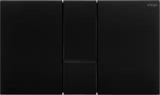 Viega WC Betätigungsplatte VfS 24 8614.1 aus Kunststoff in tiefschwarz – Bild 2