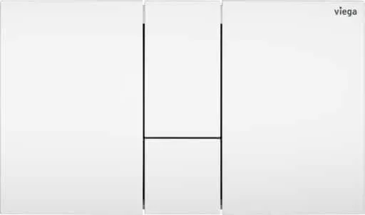 Viega WC Betätigungsplatte VfS 24 8614.1 aus Kunststoff in weiß alpin