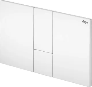 Viega WC Betätigungsplatte VfS 24 8614.1 aus Kunststoff in weiß alpin – Bild 2