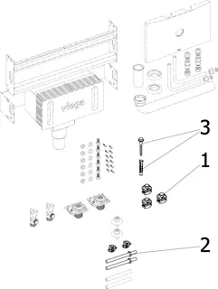Viega Waschtisch Modul Prevista Dry Plus 8545.31 barrierefrei in 420 mm – Bild 5