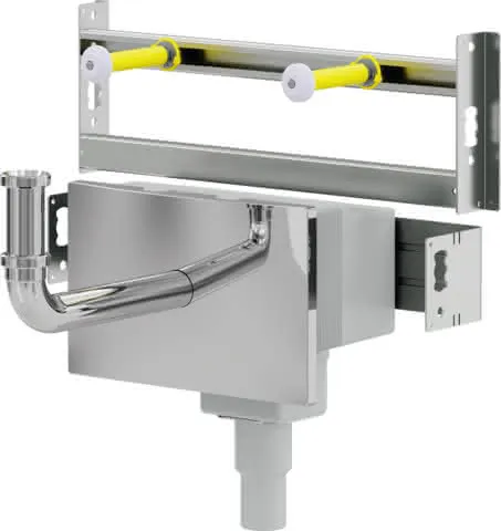 Viega Waschtisch Modul Prevista Dry Plus 8545.32 mit UP Anschlussbox in 420 mm