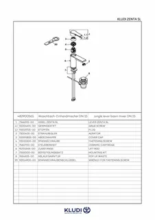 Waschtisch-EHM 100mm mit Ablaufgarnitur trend4YOU 2.0, chrom – Bild 4