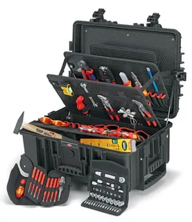Werkzeugkoffer Robust45 Elektro 63-tlg.Koffer a.schlagfestem PP