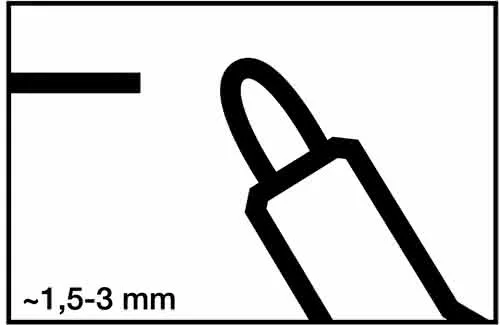 Whiteboardmarker 250 rot Strich-B.1,5-3mm Rundspitze EDDING