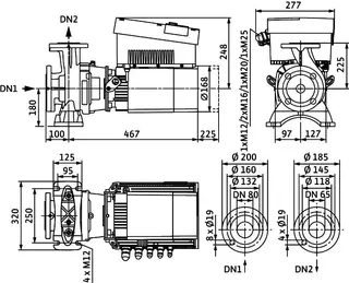 Wilo Trockenläufer-Hocheffizienz-Einzelp Stratos GIGA B 65/1-22/3,0-R1, 2.2kW – Bild 3
