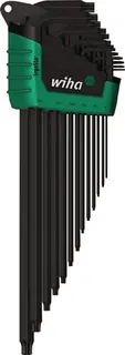 Winkelschraubendrehersatz Torx 366R 13tlg.T5-T45 m.HF im Kunstoffhalter WIHA