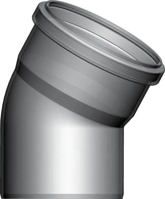 Wolf Abgasrohrbogen DN60 30Gr aus Polypropylen
