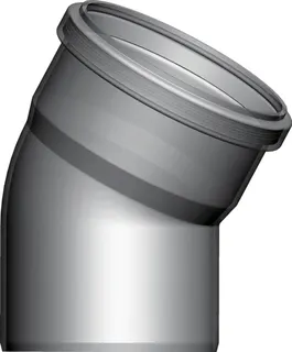 Wolf Abgasrohrbogen DN60 30Gr aus Polypropylen