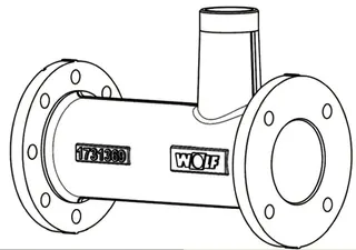 Wolf Anschlussrohr DN 100 für MGK-2 800-1000