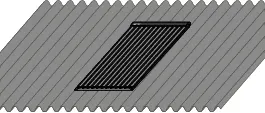Wolf Basis-Aufd.-Montageset für 1 Kollektor CRK,Well-/Blechdach