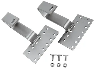 Wolf Falzziegel-Haken Aluplus Set a 2 Stück, niedrige Dachlattung, 8mm