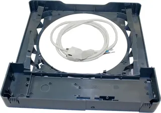 Wolf Grundplatte für Innnenwandblende inkl. Netzstecker, für CWL-D-70