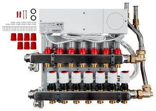 WOLF Heizkreisverteiler mit Regler CUC 7 Heizkreise, UF-Control 230V