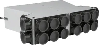 Wolf Luftverteiler DN125 für CWL-F-150 2x10 Stutzen DN63 mit je10 Rohrkappen