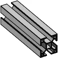 Wolf Montageschienen Aluplus 5 er Set, quer