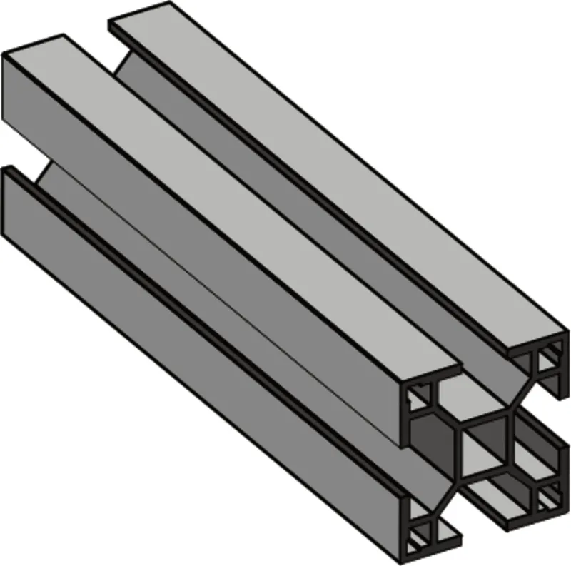 Wolf Montageschienen Aluplus 3 er Set, hochkant