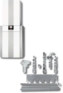 Wolf Paket Brennwertzentr. CGS-2-20/160 Regelung BM-2, Aufputz, 8615015F01