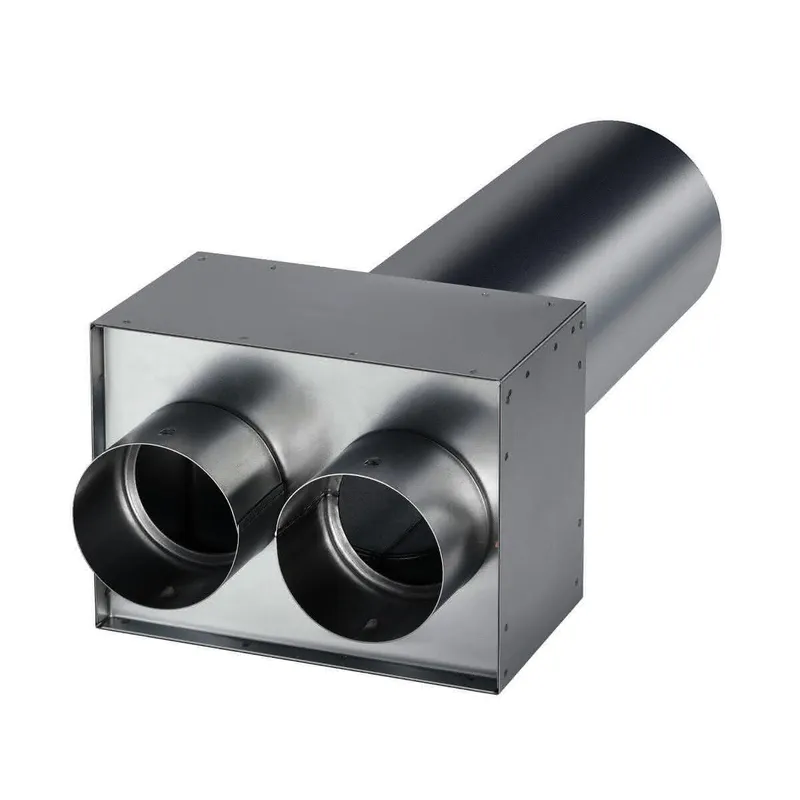 Helios FRS-WDV 2-75/100 Wandddurchführ. für Ventilanschluss 100mm 2 x DN 75