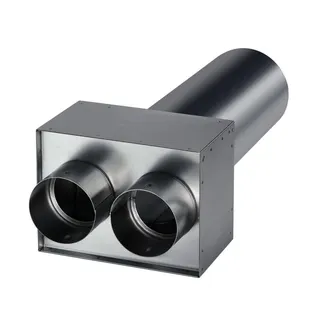 Helios FRS-WDV 2-75/100 Wandddurchführ. für Ventilanschluss 100mm 2 x DN 75