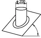 Helios IP-BP 150, 160, 180/25 Dachpfanne, verzinkt f.Dach. 20-30 Grad – Bild 2